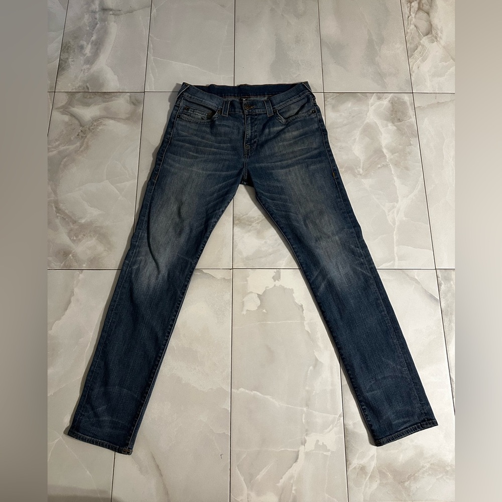 TRUE RELIGION MENS GENO SLIM JEANS SIZE 34